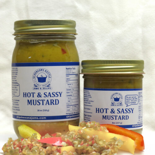 Hot & Sassy Mustard from Scherger's Kettle Jams & Jellies