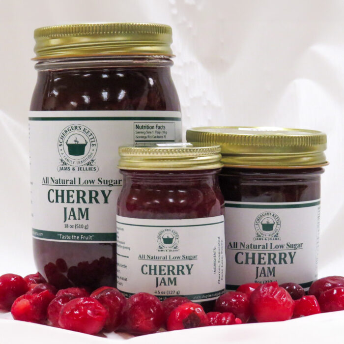 Low Sugar Cherry Jam from Scherger's Kettle Jams & Jellies