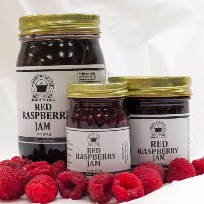 Red Raspberry Jam from Scherger's Kettle Jams & Jellies