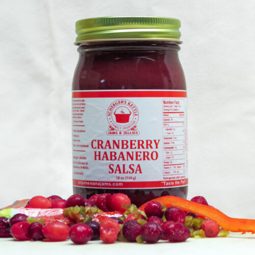 Cranberry Habanero Salsa from Scherger's Kettle Jams & Jellies